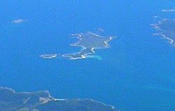 Preservation Island aus der Luft