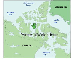 Lage von Prince-of-Wales-Insel