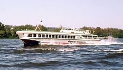 Tragflächenboot Rheinpfeil