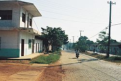 Straße in der Provinzhauptstadt Riberalta