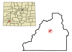 San Juan County Colorado Incorporated and Unincorporated areas Silverton Highlighted.svg