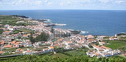 Der Hauptort Santa Cruz da Graciosa