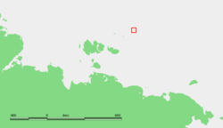 Lage von Jeannette-Insel