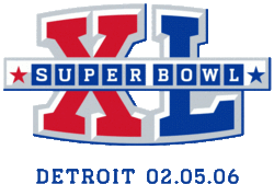 Logo des Super Bowl XL