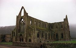Ruine von Tintern Abbey, Aufnahme von 1993