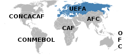 Der europäische Kontinentalverband UEFA