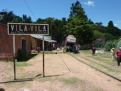 Bahnhof in Vila Vila