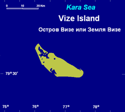 Karte der Wiese-Insel
