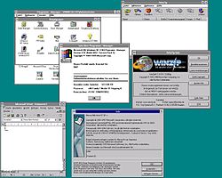 Äußerlich wurde Windows NT 3.51 an das erfolgreichere Windows for Workgroups angepasst
