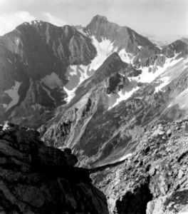 Gatschkopf (links) und Parseierspitze von Nordosten