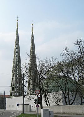 Die Don-Bosco-Kirche im Herrenbachviertel
