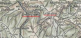 Strecke der Bahnstrecke Ludwigsstadt–Lehesten