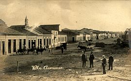 Die Stadt Americana im Jahr 1906