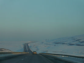 Die A3 bei Cluj-Napoca (Klausenburg)