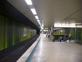 Bahnsteighalle C-Ebene