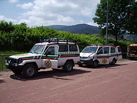 Fahrzeuge der Bergwacht