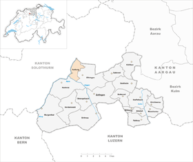 Karte von Aarburg