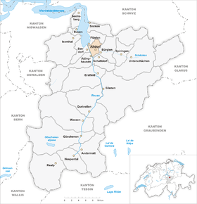 Karte von Altdorf