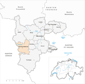 Karte von Bichelsee-Balterswil