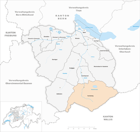 Karte von Kandersteg