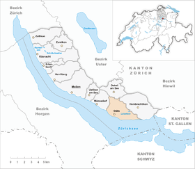 Karte von Stäfa