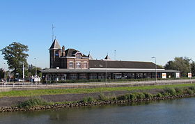 Bahnhof von der IJsselbrücke