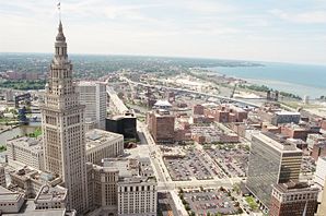 Der Terminal Tower in Cleveland.