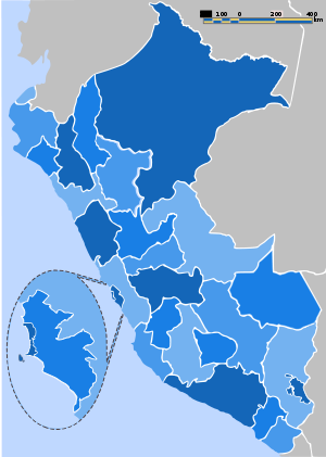 Administrative Map of Perú JMK.svg