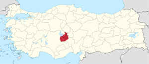 Aksaray in Turkey.svg