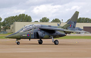 Alpha Jet der RAF in Gloucestershire, England
