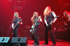Amon Amarth auf dem Metalmania Festival 2005 in Polen
