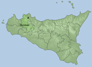 Karte Erzbistum Monreale