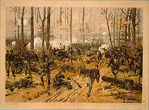 Schlacht von Shiloh, Gemälde von Thure de Thulstrup