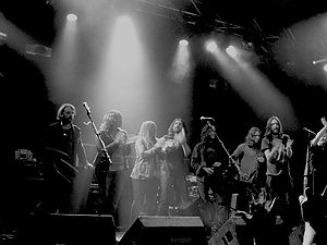 The Black Crowes nach einem Auftritt in Kansas City, September 2006