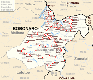 Der Suco Lour liegt im Osten vom Subdistrikt Bobonaro.