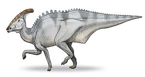 Lebendrekonstruktion von Charonosaurus jiayinensis