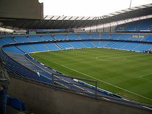 Das Etihad Stadium in Manchester