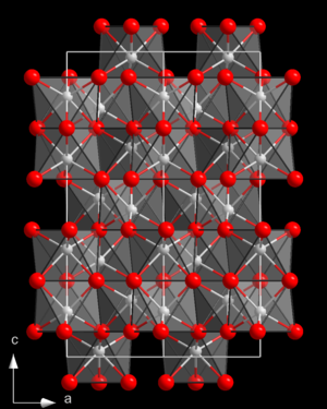 Struktur von Aluminiumoxid