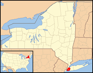 Karte Bistum Brooklyn