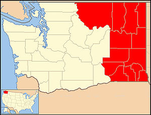 Karte Bistum Spokane