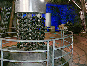 Nachbau des Reaktors im Atomkeller-Museum