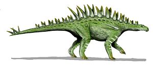 Lebendrekonstruktion von Huayangosaurus