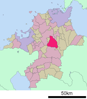 Lage Kamas in der Präfektur