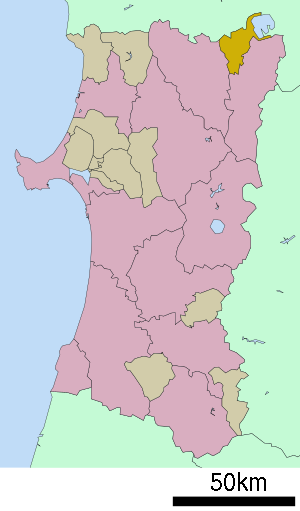 Lage Kosakas in der Präfektur