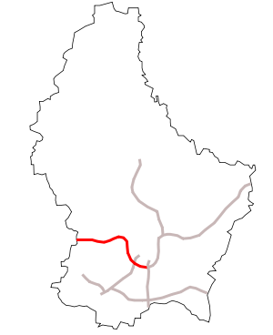 Verlauf der A6