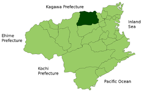 Lage Awas in der Präfektur