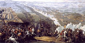 Die Schlacht von Poltawa, von Denis Martens, 1726