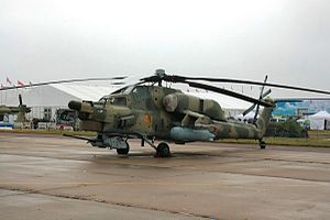 Mi-28 auf der MAKS 2009