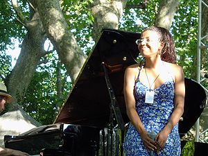 Mina Agossi beim Charlie Jazz Festival, Juli 2005