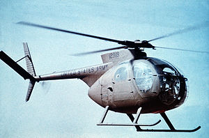 Seitenansicht eines OH-6 „Cayuse“